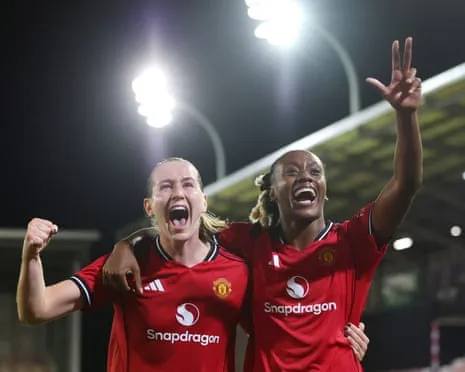 E. Terland Treble Propels Manchester United Through to Women's UCL Main Draw